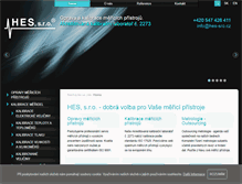 Tablet Screenshot of hes-sro.cz